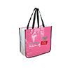 TO4708
	-EXTRA LARGE RECYCLED SHOPPING TOTE-Pink/White (Clearance Minimum 120 Units)