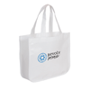 TO4708
	-EXTRA LARGE RECYCLED SHOPPING TOTE-White/White