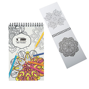 CA9266
	-MINI COLOURING BOOK WITH SPIRAL BINDING
	-White