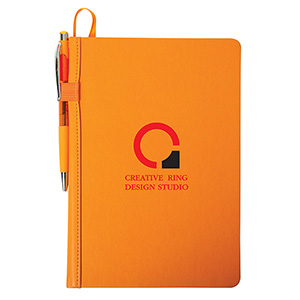 CA9487-C
	-LUCCA PU HARD COVER JOURNAL
	-Orange (Clearance Minimum 50 Units)