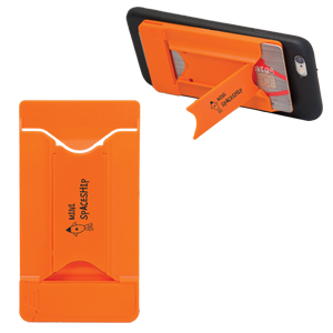 CU8882-C
	-LOCKDOWN CARD HOLDER WITH STAND AND SCREEN CLEANER
	-Orange (Clearance Minimum 330 Units)