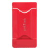 CU8882-Porte-cartes avec support et nettoyeur d'écran-rouge