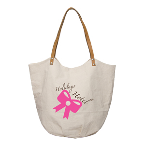 E8860-C
	-TREE LINE COTTON TOTE WITH VINYL HANDLES
	-Natural (Clearance Minimum 90 Units)