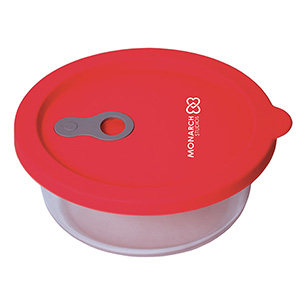 GL9627-C
	-EMPIRE 520 ML. (17.5 OZ.) STORAGE CONTAINER
	-Red (Clearance Minimum 90 Units)