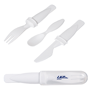 KP6641
	-LUNCH MATE CUTLERY SET
	-White/Clear