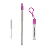 KP9694
	-THERMOSPHERE TELESCOPIC STAINLESS STRAW IN CASE-Purple