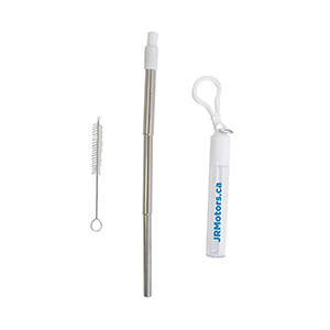 KP9694-C
	-THERMOSPHERE TELESCOPIC STAINLESS STRAW IN CASE
	-White (Clearance Minimum 140 Units)