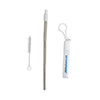 KP9694
	-THERMOSPHERE TELESCOPIC STAINLESS STRAW IN CASE-White