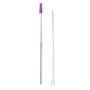KP9712-C
	-MESOSPHERE STAINLESS STRAW WITH SILICONE TIP
	-Purple (Clearance Minimum 250 Units)