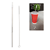 KP9712-C
	-MESOSPHERE STAINLESS STRAW WITH SILICONE TIP-White (Clearance Minimum 250 Units)