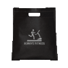 NW2942
	-SMALL NON WOVEN CUT-OUT HANDLE TOTE-Black