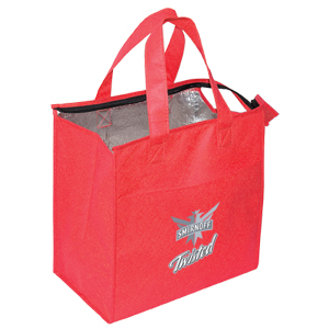 NW5462
	-NON WOVEN INSULATED GROCERY TOTE
	-Red