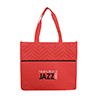 NW9649
	-TONAL NON WOVEN TOTE-Red (Clearance Minimum 160 Units)