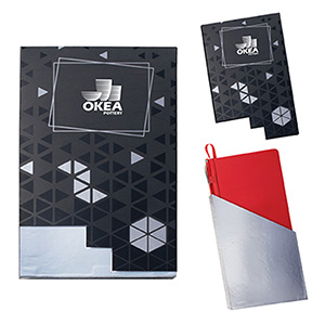 PK5011-C
	-Black Label By Design JOURNAL BOX
	-Black/Silver (Clearance Minimum 90 Units)