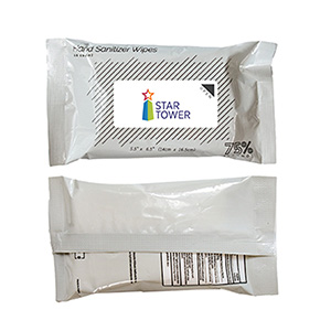 PP0010-C
	-PACKAGE OF 10 SANITIZING WIPES
	-Grey (Clearance Minimum 300 Units)