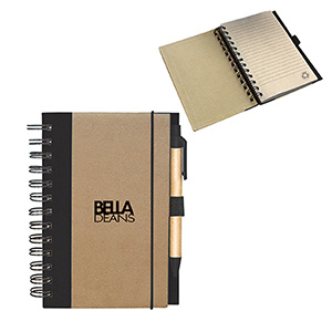 RP4751
	-RECYCLED CARDBOARD NOTEPAD
	-Black/Natural