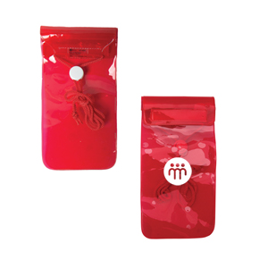TG6462-C
	-LE ZISSOU WATER RESISTANT POUCH
	-Red/Clear (Clearance Minimum 180 Units)