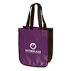 TO4511
	-RECYCLED FASHION TOTE-Purple/Black