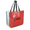 TO4708
	-EXTRA LARGE RECYCLED SHOPPING TOTE-Red/White