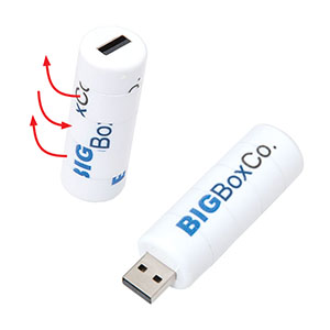 USB404-C-Clé USB secrète 4GB-White (Soldes - Minimum de 50 unités)