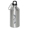 WB7107
	-500 ml (17 fl. oz.) ALUMINUM WATER BOTTLE WITH CARABINER-Silver