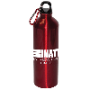 WB8007
	-750 ML (25 FL. OZ.) ALUMINUM WATER BOTTLE WITH CARABINER-Red