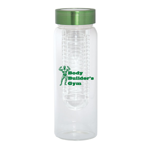 WB8437-C - 500 ML. (17 FL. OZ.) WATER BOTTLE WITH FRUIT INFUSER