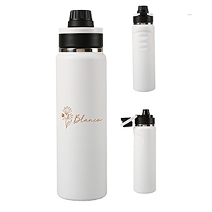 WB9725
	-SUMMIT STAINLESS STEEL BOTTLE
	-White